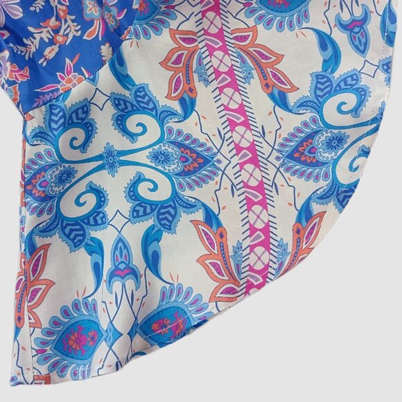 Smocked Off-Shoulder Printed Top and Skirt Set - Picture 10 of 10